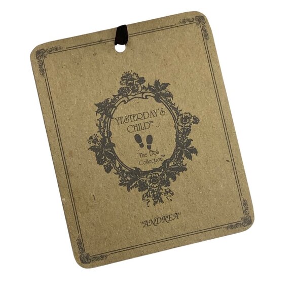 Vtg 2000 Yesterday's Child Andrea Boyds Collection Porcelain Doll 14” - Picture 4 of 7